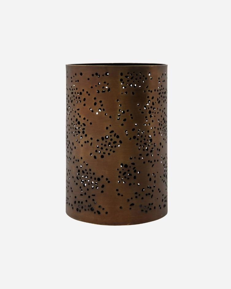 Tealight holder HDRando - Antique brown