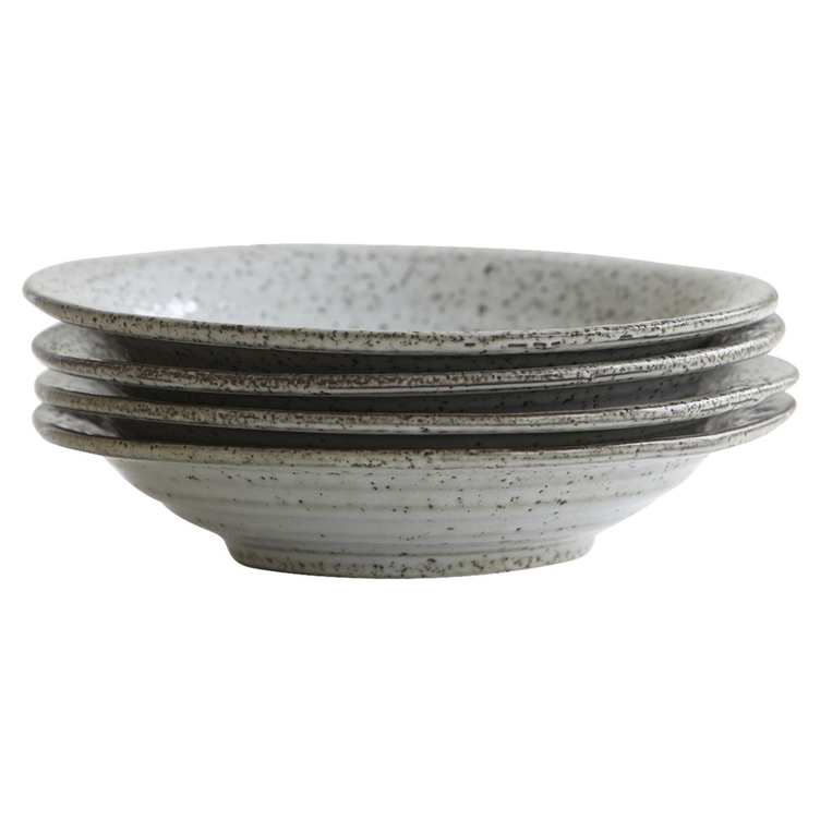 Soupe plate Rustic - grau/blau