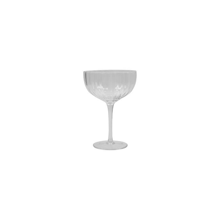 Cocktail Glass - HD Rill Clear