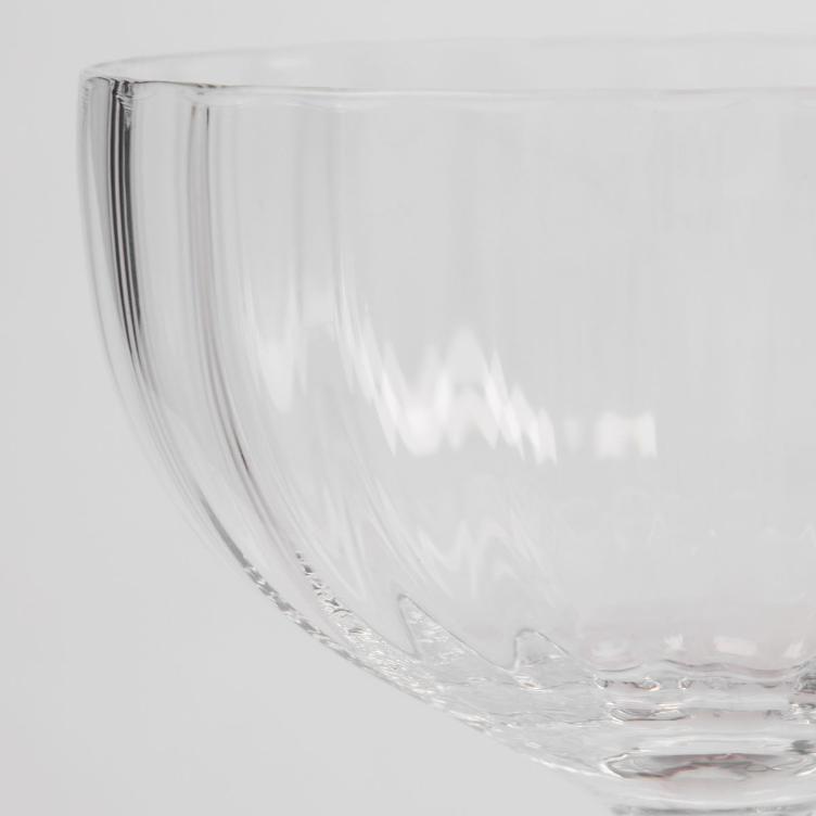Cocktail Glass - HD Rill Clear - 0