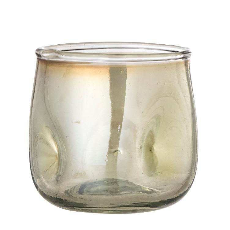 Teelicht Idalina - Glas Grün