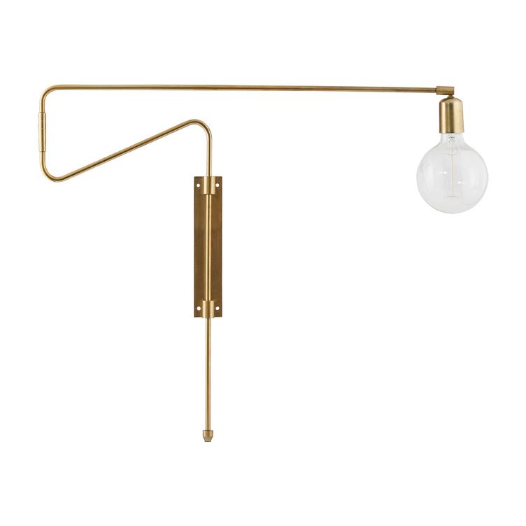 Wandlampe Swing Gold