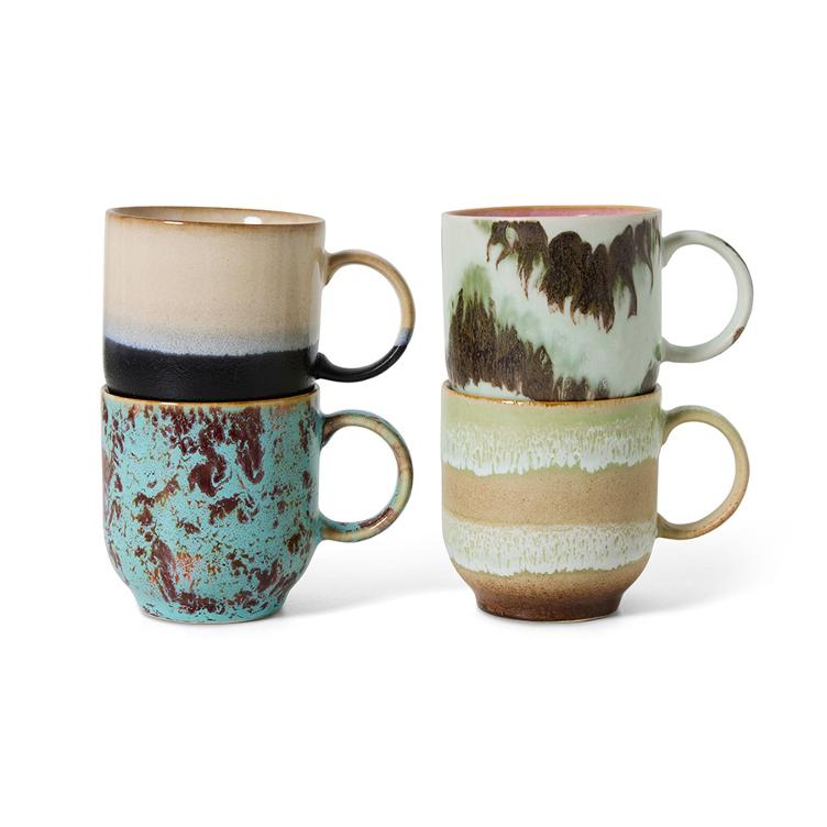 70`s Ceramics - Café mugs - abstract